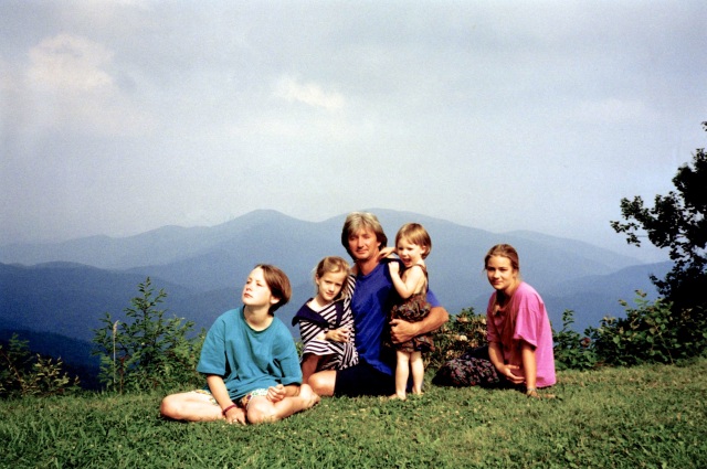 Same trip - Solihin with kids in Blue Ridge Mountains