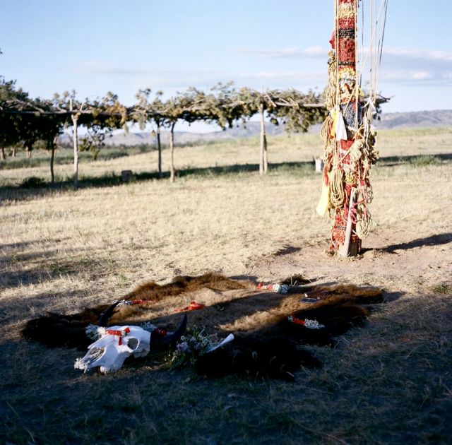The ceremonial site prepared photo - Megan McIsaac