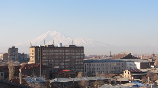 Mount Ararat from the city